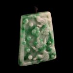 Jade jadéite pendentif poisson